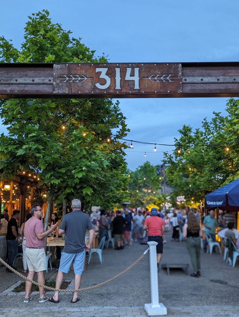 314 beer garden outdoor seating 