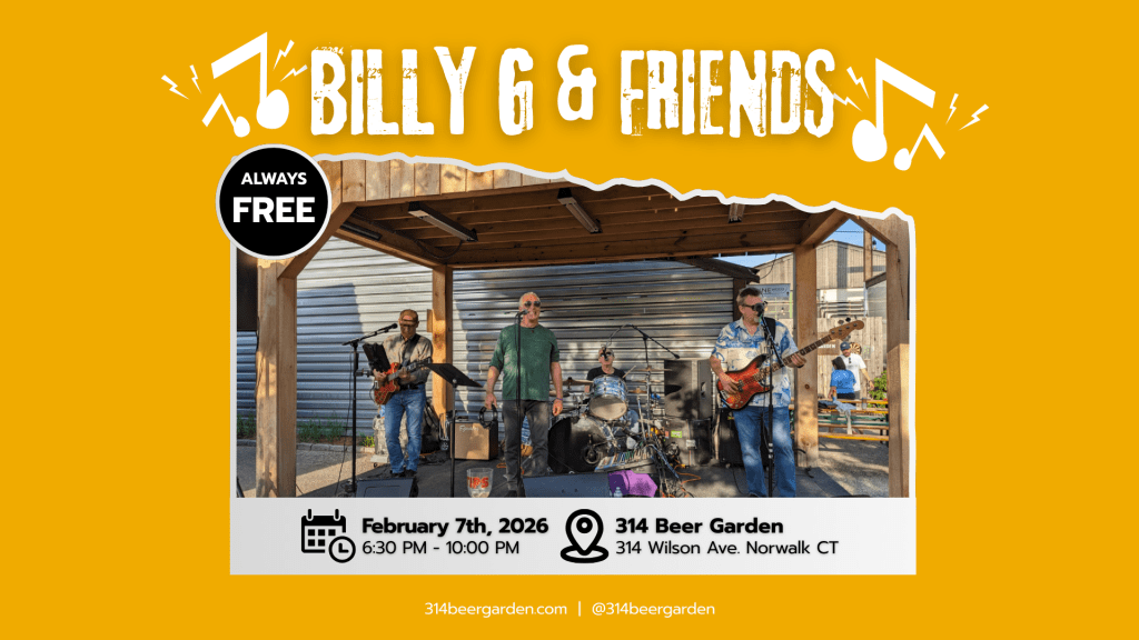 Billy & friends live event at 314 beer garden