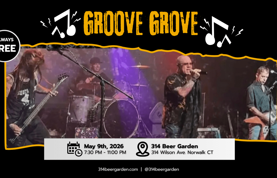 Groove grove band on stage
