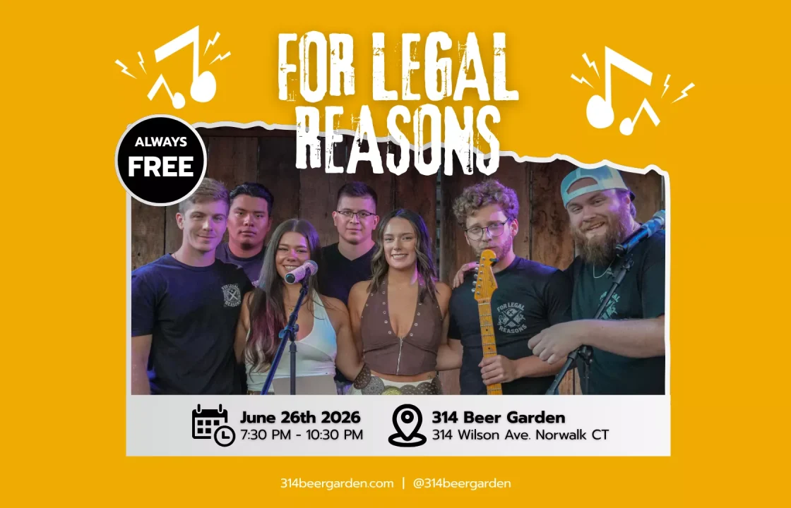 For legal reasons 6 - 314 Beer Garden